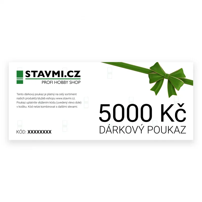 Akce Dárkový poukaz 5000,- Kč