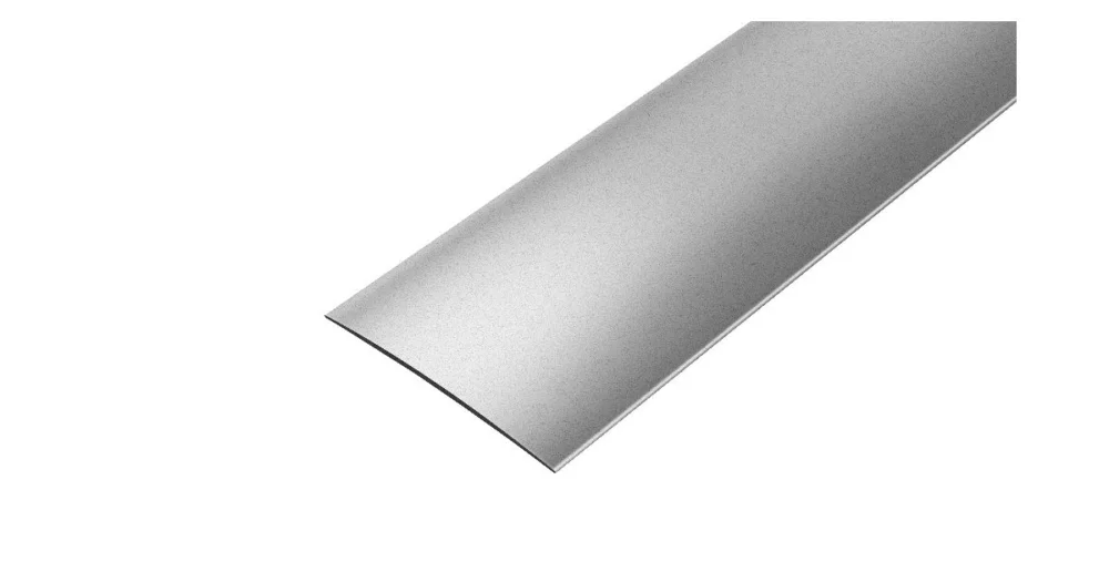 Vysoce Kvalitní AP16 přechodová lišta samolepící, hliník elox stříbro, 80 mm, 1 m