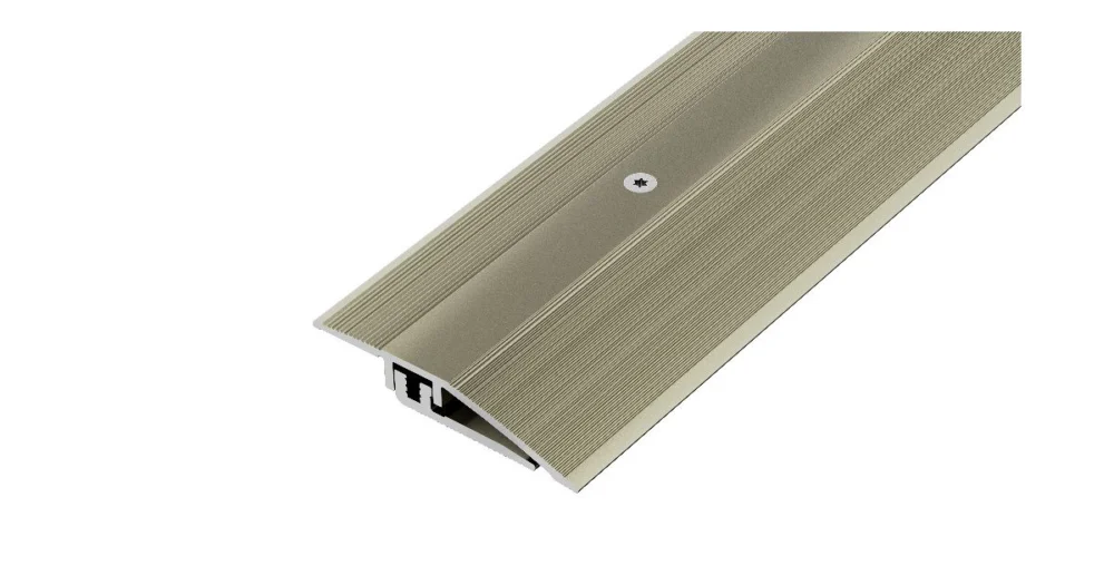 Top Prodej AP27/11 ukončovací lišta, vrtaná 2-dílná, hliník elox titan, 33 mm, 1 m