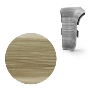 Akční Nabídka AP28 vnitřní růžek k liště NGF56, PVC flexibilní dub Alsaský, 56 mm, 1 ks