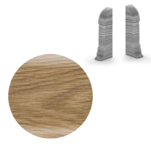 Akční Cena AP28 koncovka L+P k liště NGF56, PVC dub antika, 56 mm, 1 pár