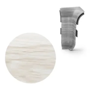 Akční Nabídka AP28 vnitřní růžek k liště NGF56, PVC Gympie bílý, 56 mm, 1 ks