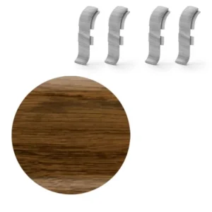 Akční Nabídka AP28 spojka k liště NGF56, PVC dub bažinný, 56 mm, 4 ks