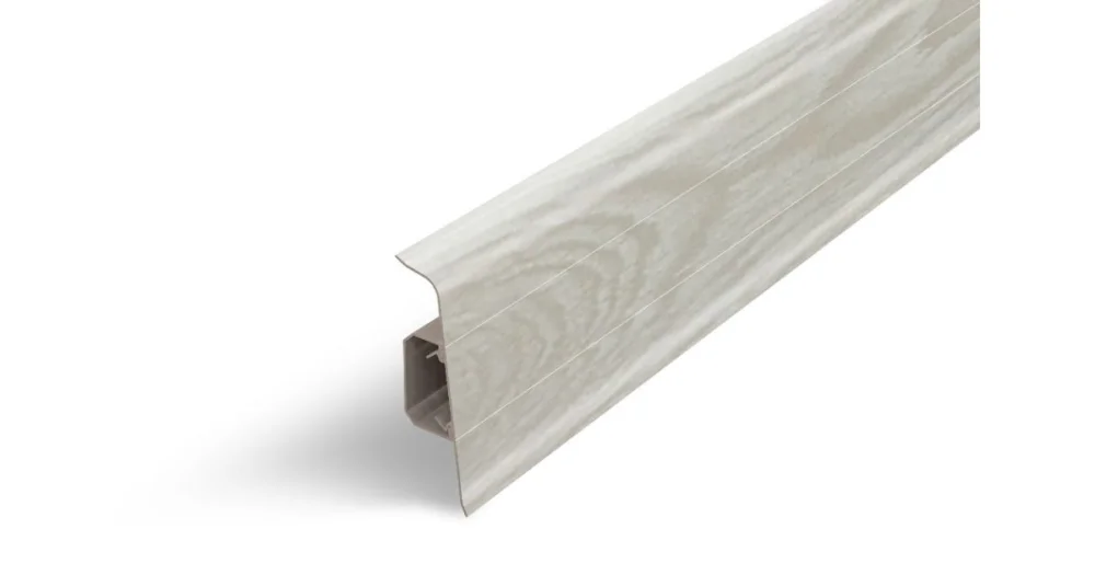Ověřený AP28/1 soklová lišta SG75, PVC Dub Arctic, 75 mm, 2,2 m