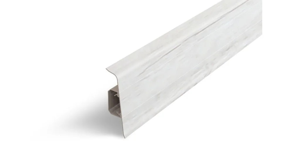 Rychlé Dodání AP28/1 soklová lišta SG75, PVC Teak perlový, 75 mm, 2,2 m