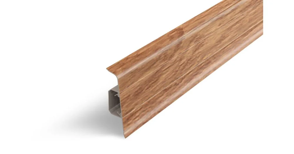 Víkendová Akce AP28/1 soklová lišta SG75, PVC Dub montana, 75 mm, 2,2 m