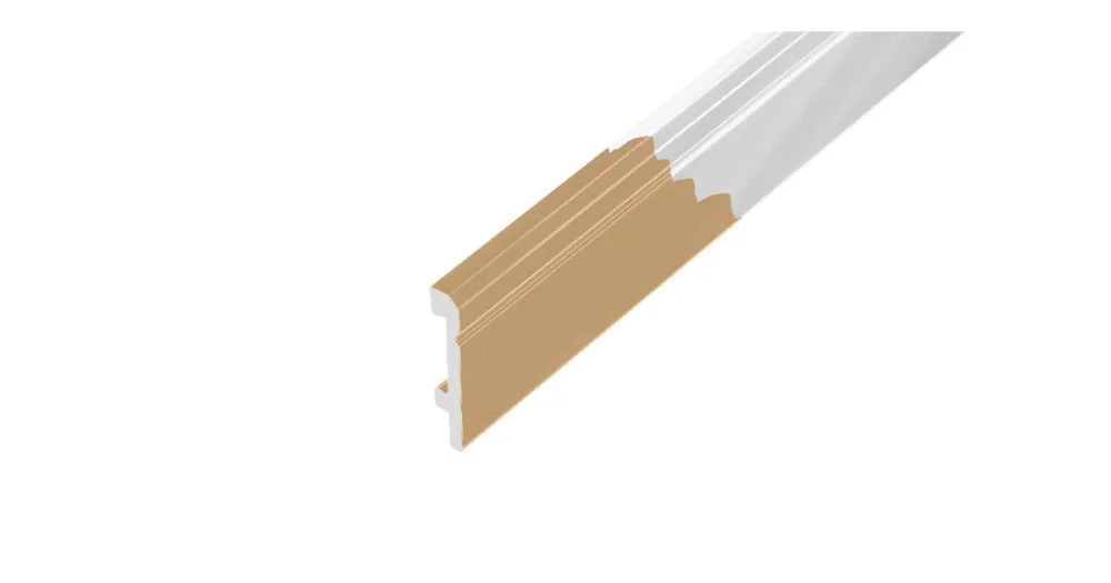 AP32 soklová lišta SIERRA, PVC vlastní nátěr, 80 mm, 2,5 m Akční Nabídka