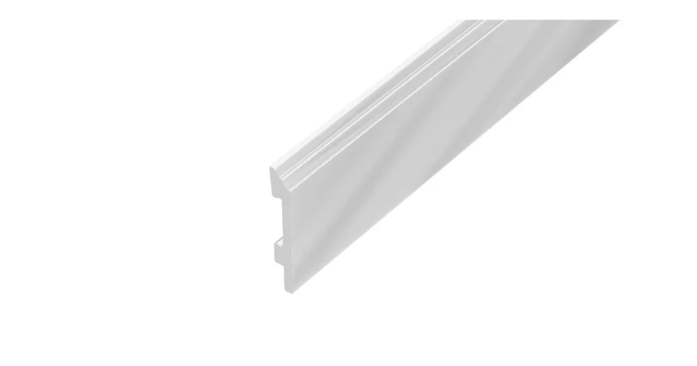 AP32 soklová lišta SIERRA, PVC bílá, 100 mm, 2,5 m Zlevněný
