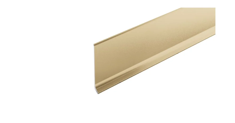 Bezpečná Platba AP38 soklová lišta, hliník elox champagne, 60 mm, 2,7 m