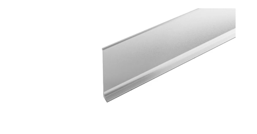Cenový Hit AP38 soklová lišta, hliník elox stříbro, 100 mm, 2,5 m