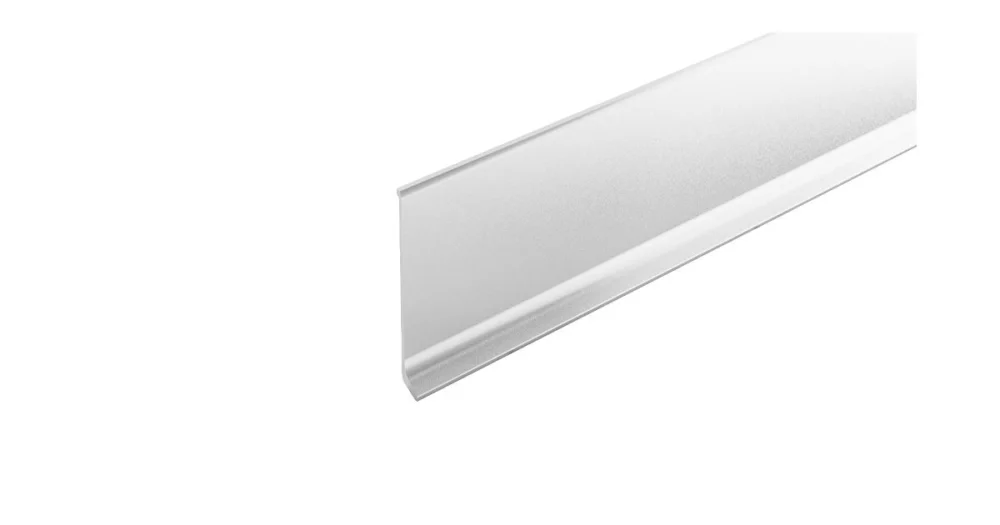 Víkendová Akce AP38 soklová lišta, hliník lakovaný matná bílá, 100 mm, 2,5 m