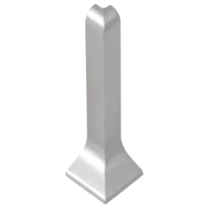 Akce AP38 roh k soklové liště vnější, PVC ABS stříbro, 60 mm, 2 ks