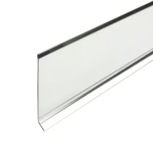 Značkový AP39 soklová lišta na nalepení STANDARD, nerez V2A lesk, 80 mm, 2 m