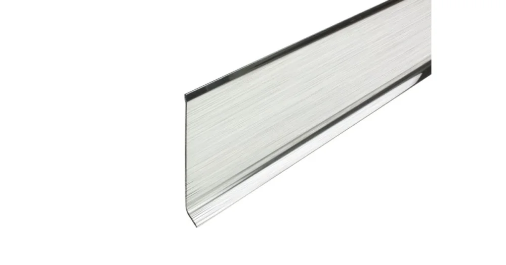 Nakupujte Hned AP39 soklová lišta na nalepení STANDARD, nerez V2A kartáč, 80 mm, 2 m