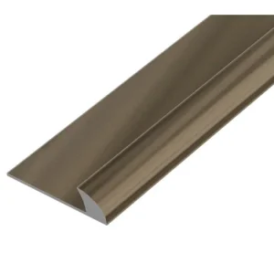 Akční Nabídka AP46 lemovací lišta obloučková, hliník elox bronz, 2,5 mm, 2,7 m