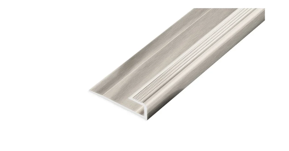 AP46/2 lišta zásuvná, hliník elox inox, 7,9 mm, 2,7 m, pro tl: 5,1 mm Sezónní Sleva
