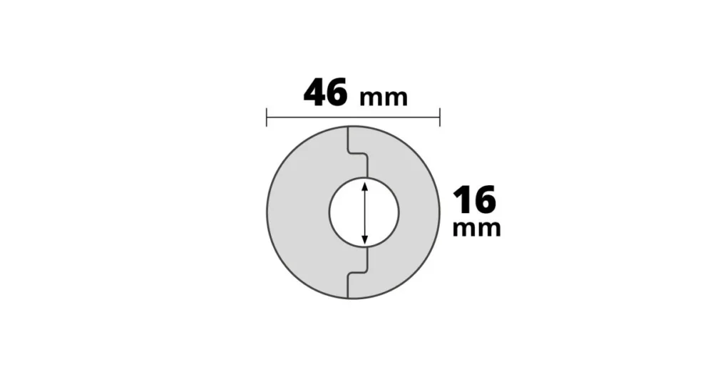 Hit Sezóny AP54 rozeta, PVC stříbrná, průměr: 16 mm, 2 ks