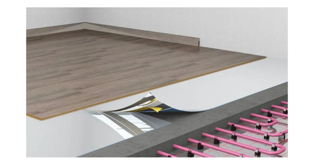 LAMINAT FLOOR HD podložka pod podlahu stříbrná, 2 mm Levný