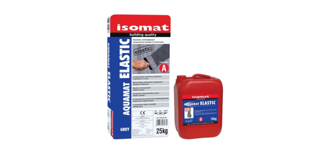 ISOMAT AQUAMAT ELASTIC hydroizolace cementová 2 složky Omezená Nabídka