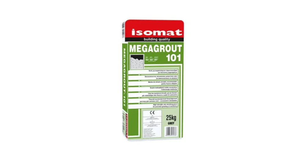 ISOMAT MEGAGROUT-101 Vysoce pevná litá malta, šedá, 25 kg Rychlé Dodání