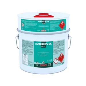 Značkový ISOMAT VARNISH-PU 2K Dvousložkový polyuretanový ochranný lak, glos/lesk, transparentní, 5 kg