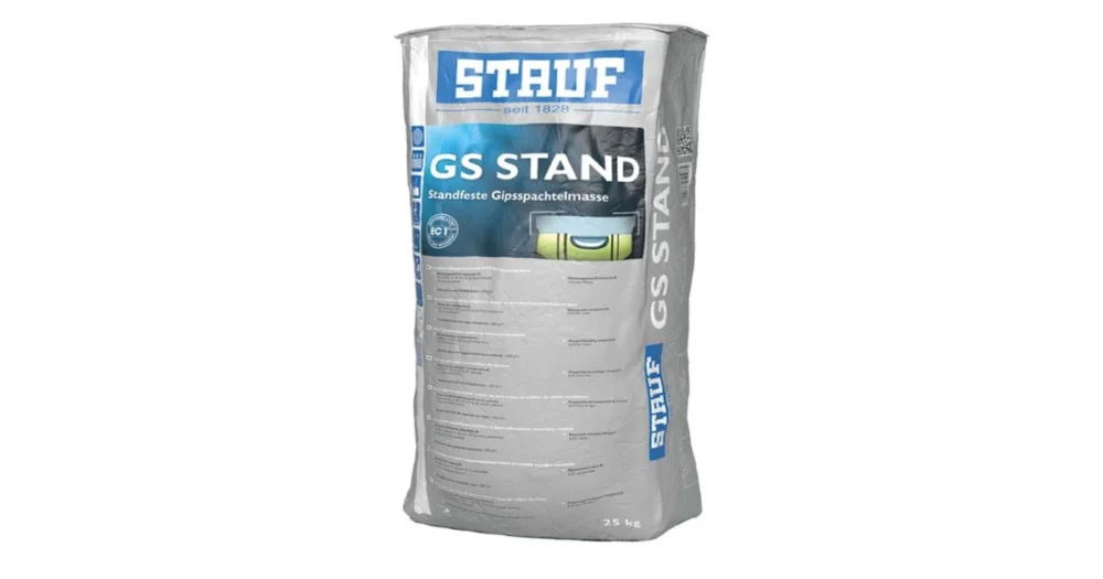 STAUF GS STAND Sádrová opravná a nivelační hmota, 0-30mm s pískem šedá, 25 kg Omezená Nabídka