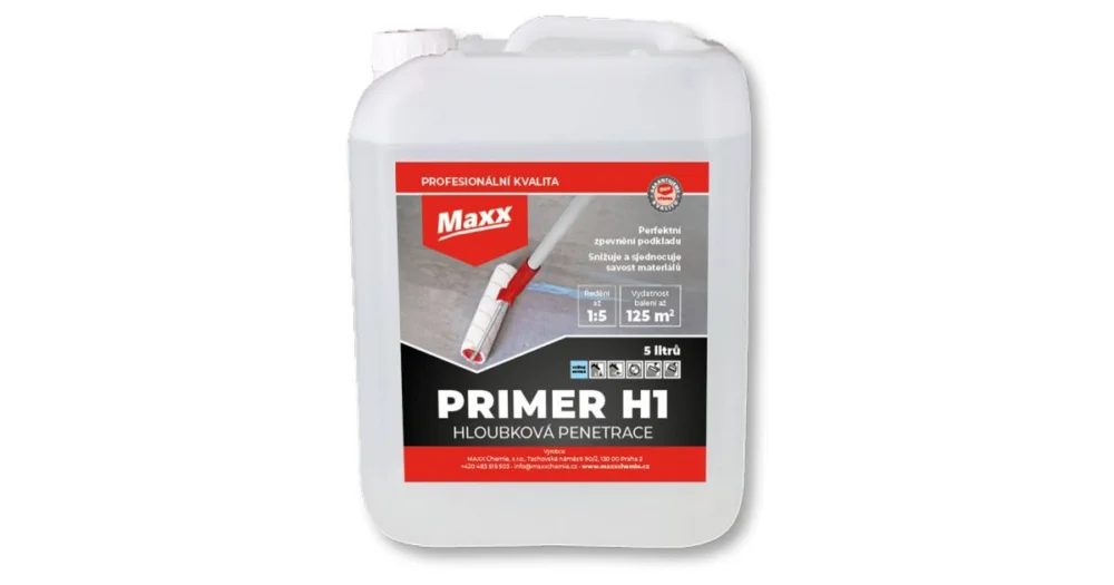 MAXX PRIMER H1 hloubková penetrace, 5 kg Vysoce Kvalitní