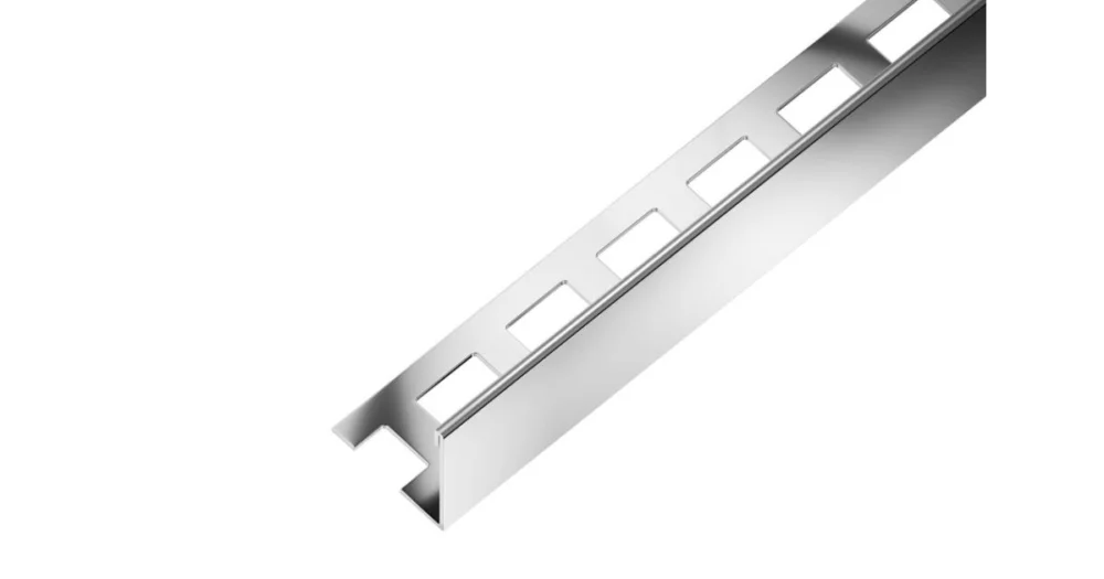 Jen Po Omezenou Doba SP1 ukončovací lišta L, nerez V2A lesk, 22 mm, 3 m
