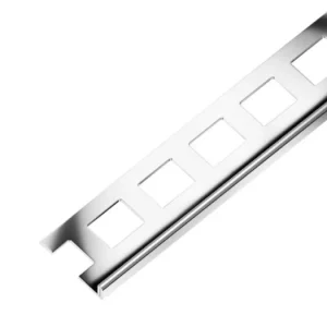 Značkový SP1 ukončovací lišta L, nerez V2A superlesk, 3 mm, 3 m