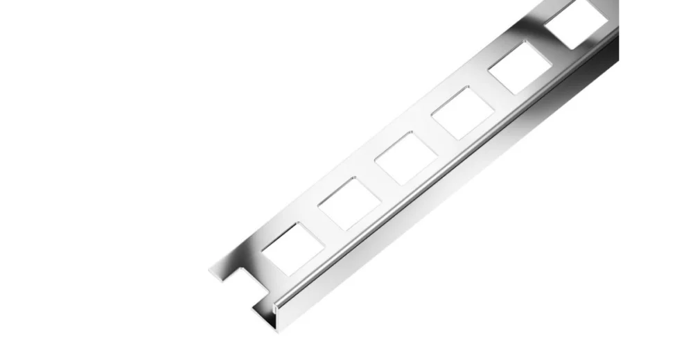 Nová Kolekce SP1 ukončovací lišta L, nerez V2A superlesk, 9 mm, 3 m