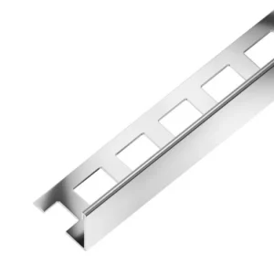 Značkový SP1 ukončovací lišta L, nerez V4A lesk, 17,5 mm, 2,5 m