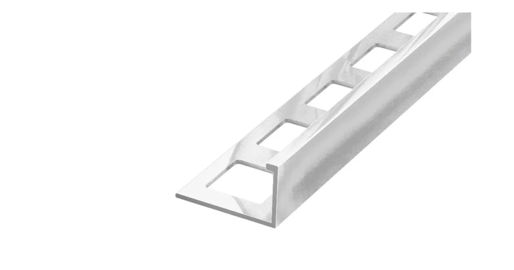 Bezpečná Platba SP3 ukončovací lišta L, PREMIUM, hliník lesk, 8 mm, 2,5 m