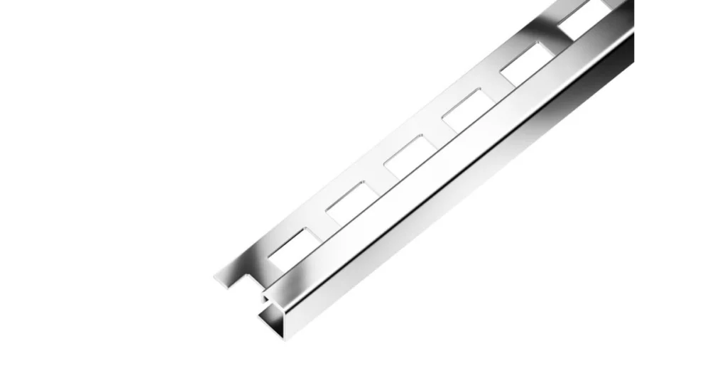 Akční Cena SP7 ukončovací lišta Q, pravidelná, nerez V2A superlesk, 10 mm, 3 m