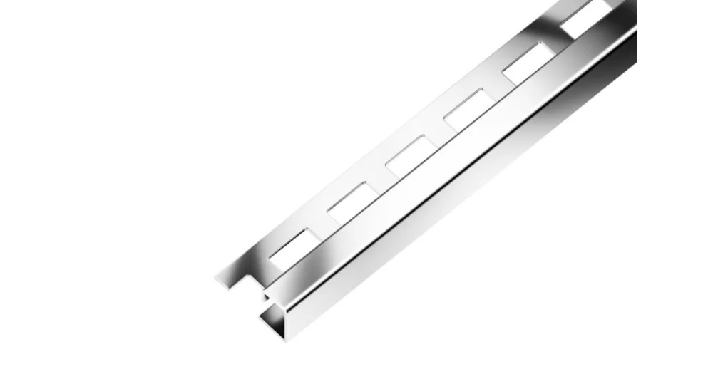 SP7 ukončovací lišta Q, pravidelná, nerez V4A superlesk, 11 mm, 2,5 m Nejlepší Cena