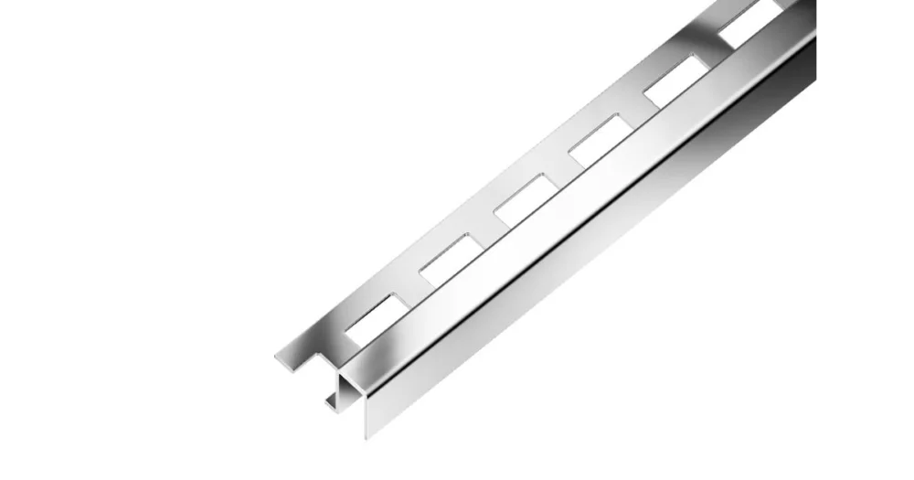 Poslední Šance SP9 ukončovací lišta NQ, nepravidelná, nerez lesk V2A, 12,5 mm, 2,5 m