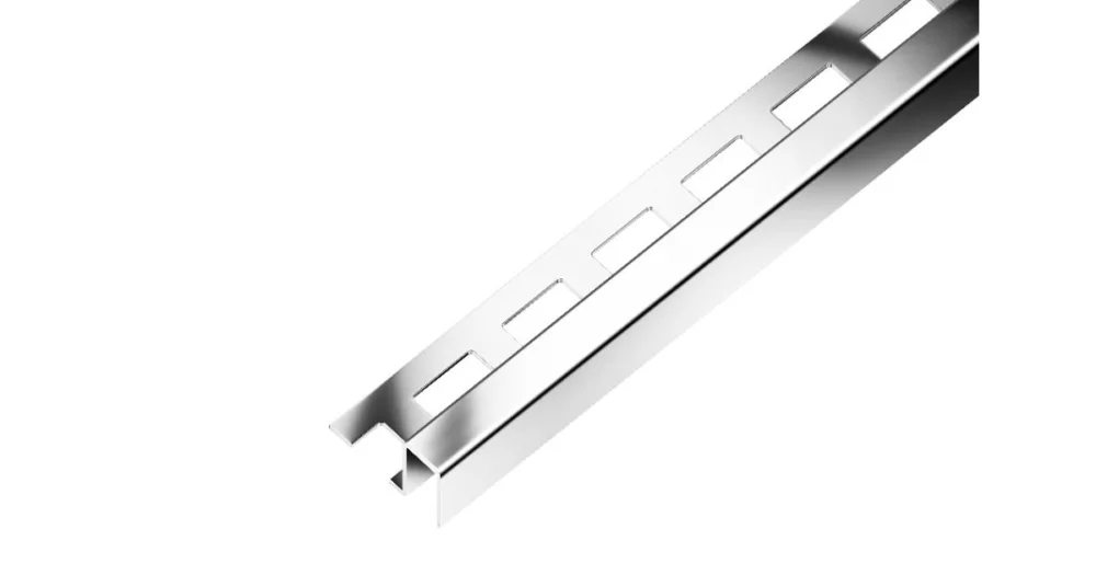 SP9 ukončovací lišta NQ, nepravidelná, nerez V2A superlesk, 12,5 mm, 2,5 m Sleva