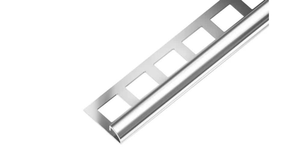 SP12 ukončovací lišta C, nerez lesk V2A, 8 mm, 3 m Rychlé Dodání
