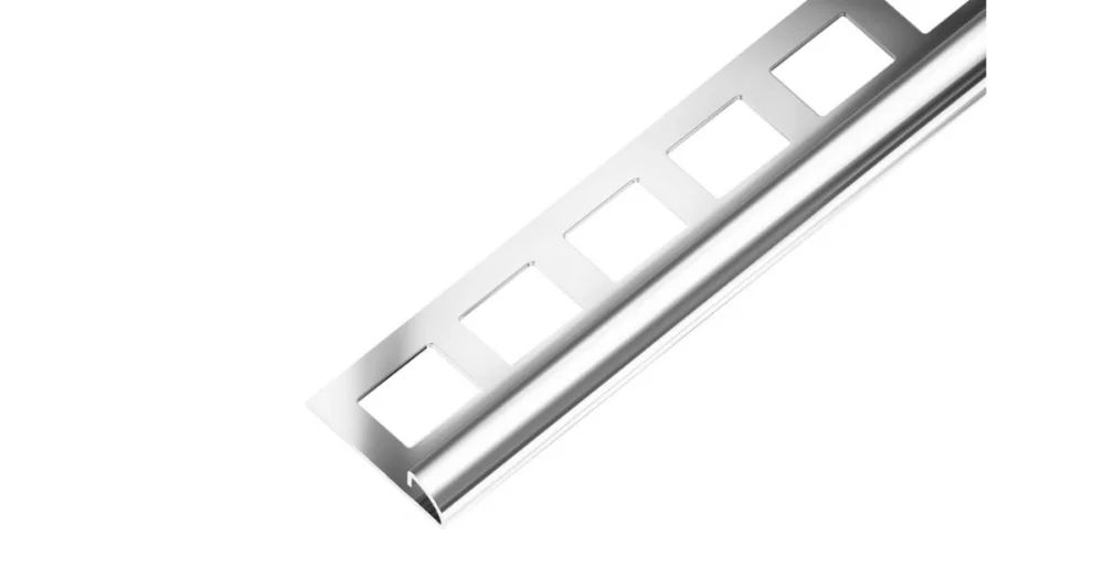 Aktuální SP12 ukončovací lišta C, nerez V2A superlesk, 6 mm, 3 m