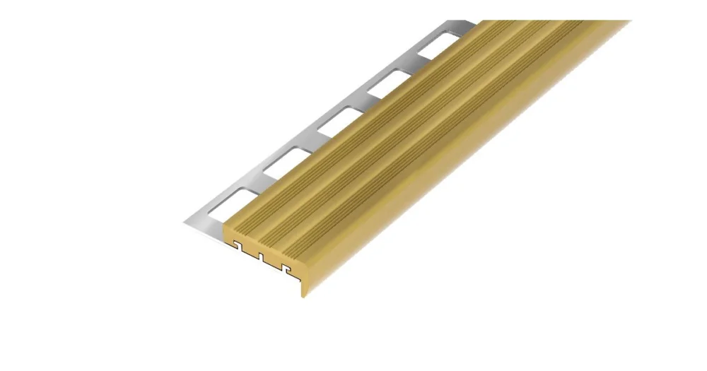 Nejlepší Cena SP25/1 schodová lišta JUMBO, hliník + guma bahama, 11 mm, 2,5 m