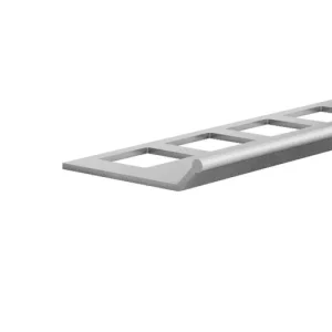 Akce DS1 ukončovací lišta, pro kamenický roh i designovou stěrku, hliník elox stříbro, 11 mm, 2,5 m