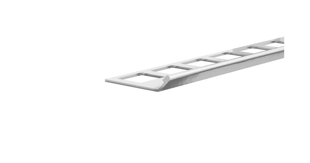 DS2 ukončovací lišta, pro designové stěrky, nerez lesk V2A, 12,5 mm, 2,5 m Poslední Šance