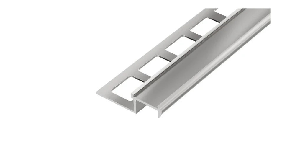SP29/1 schodová lišta pro pásku 13 mm, hliník elox stříbro, 9 mm, 2,5 m Nová Kolekce