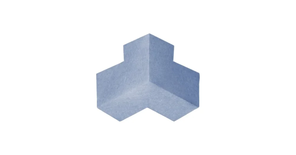 KP1 / BP1 vnitřní růžek izolační pružný modrá, 120x120 mm, 1 ks Rychlé Dodání