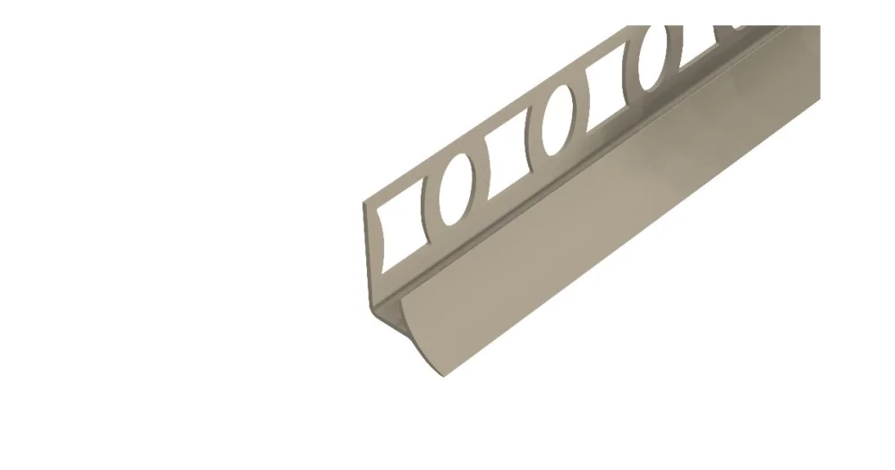 Nejlepší Volba VP8 sanitární vanová lišta, PVC šedobéžová, 7 mm, 2,5 m