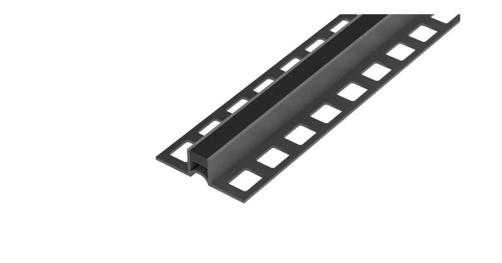 DL6 dilatační lišta široká základna, PVC černá, 12,5 mm, 2,5 m Kup Teď