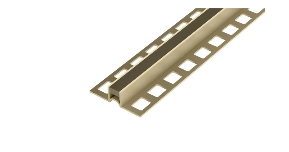 DL6 dilatační lišta široká základna, PVC bahama, 15 mm, 2,5 m Vysoce Kvalitní