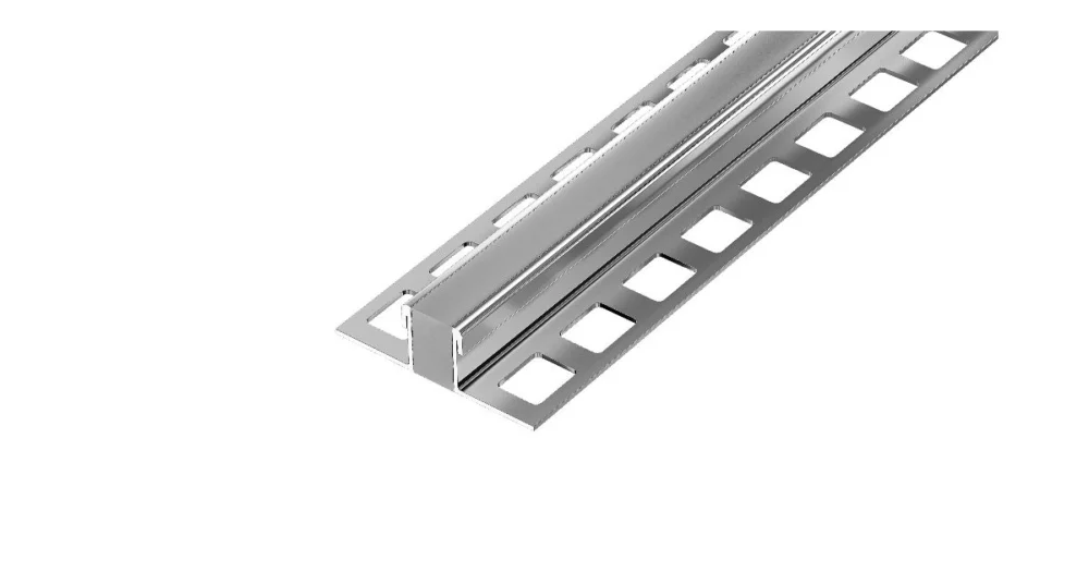 DL9 dilatační lišta, nerez V2A+EPDM guma šedá, 10 mm, 2,5 m Přímo Od Výrobce
