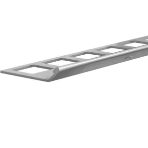 Akce DL2-X schodová lišta s drenážními otvory, nerez lesk V2A, 10 mm, 2,5 m