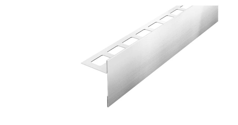 Super Cena BP9 balkonová lišta, nerez V2A kartáč, 11 mm, 65 mm, 2,5 m