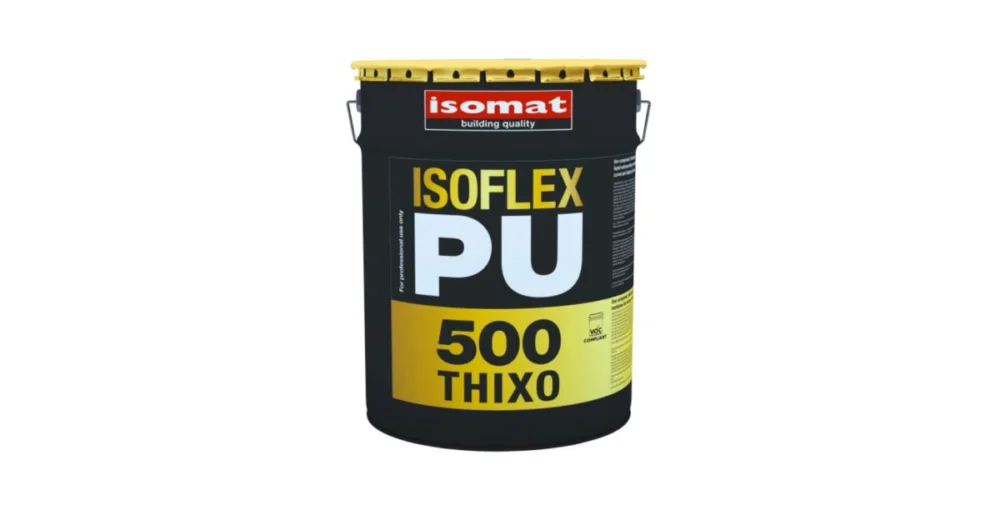 Nejprodávanější ISOMAT ISOFLEX-PU 500 THIXO Jednosložková tixotropní polyuretanová hydroizolace, bílá, 6 kg